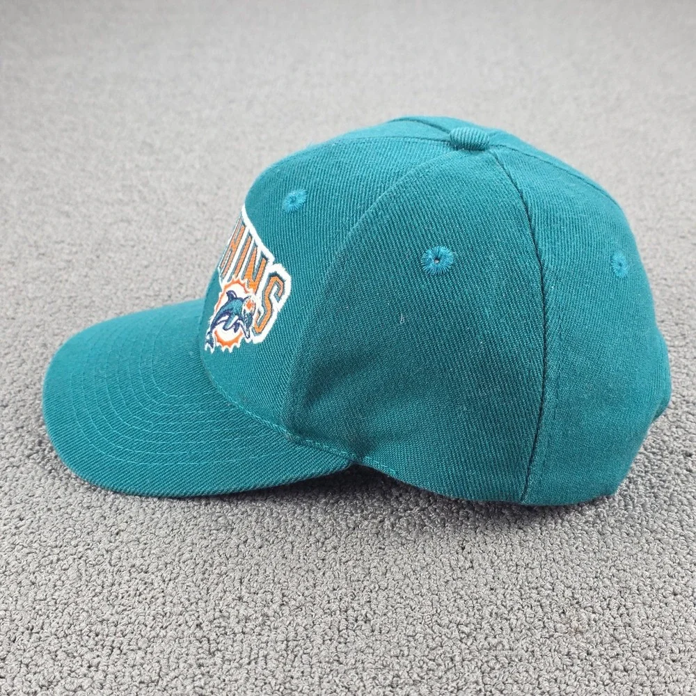 Sports Specialties Miami‎ Dolphins Snapback Hat Mens Teal Vintage 90s NFL OSFA